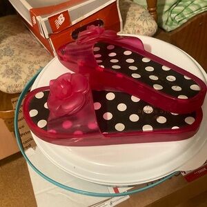 Kate Spade slides size 8. Worn 1 time. New without box